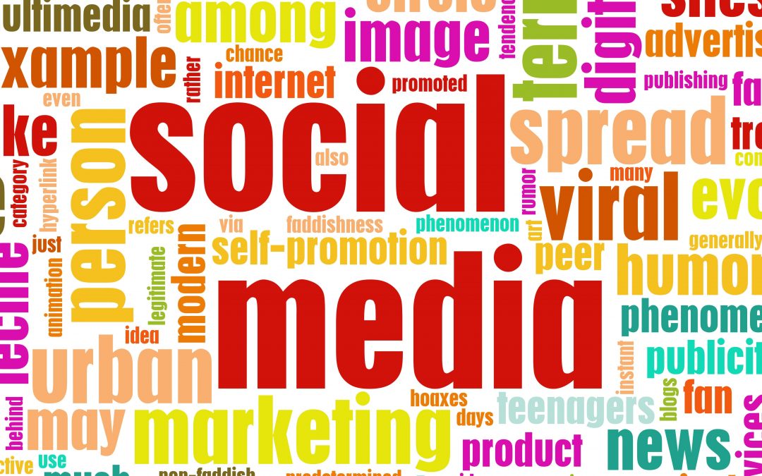 Social media concept as an abstract background