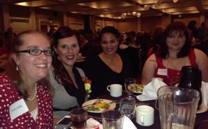 Part of the Three Girls team at the YWCA Gala.