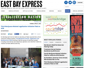 This is a screenshot of the East Bay Express article.