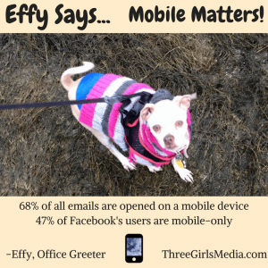 As Effy says, remember your mobile users!