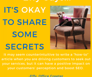 Effy Says…Share Some Secrets