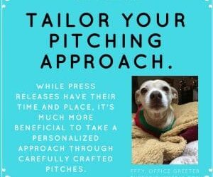 Effy Says…Tailor Your Pitching Approach!