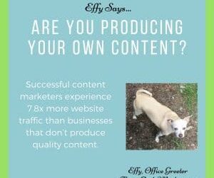 Effy Says…Produce Content!