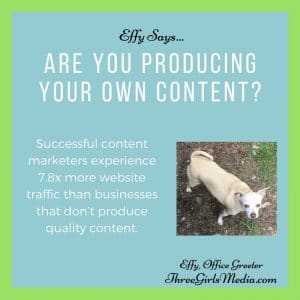 Are You Producing Your Own Content?