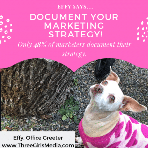 Effy Says... Document Your Marketing Strategy