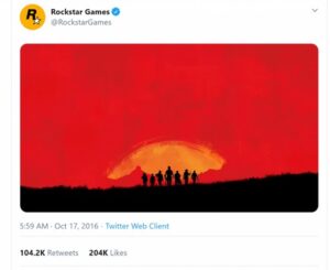 Rockstar games social media content