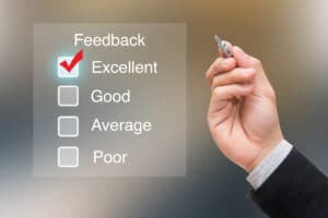Customer feedback on your business's social media