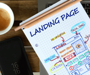 Landing page detailed outline of ideas