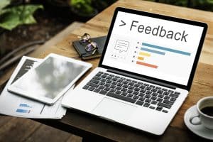 Feedback survey for target audience
